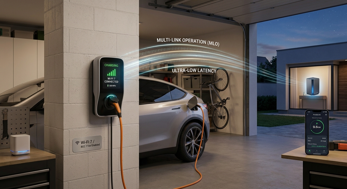 Smart Charging and High-Speed Connectivity: How Wi-Fi 7 Powers Next-Gen Home EV Charging